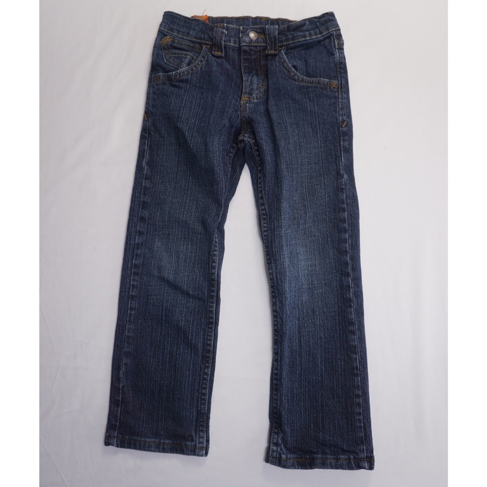 Wrangler 6 Regular Blue Denim Jeans Adjustable Waist